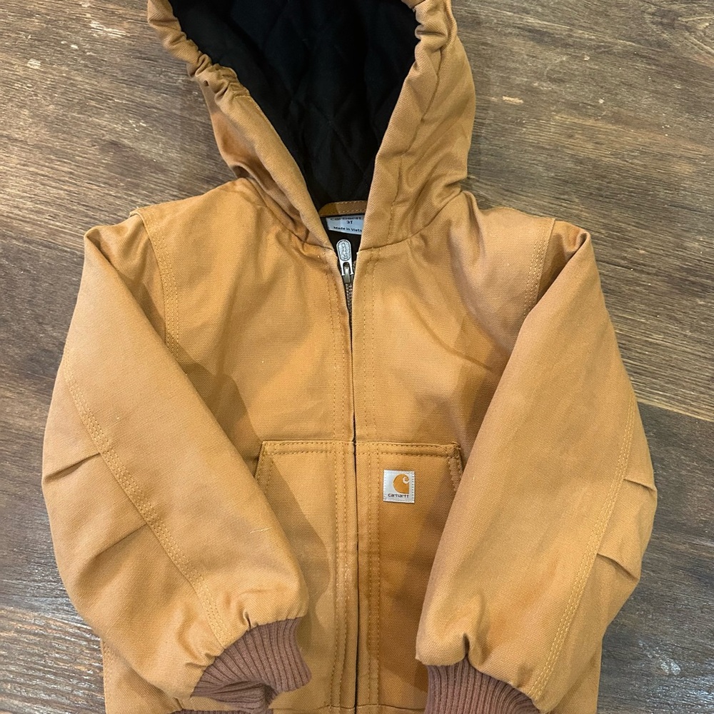 Carhartt Tan Hooded Jacket